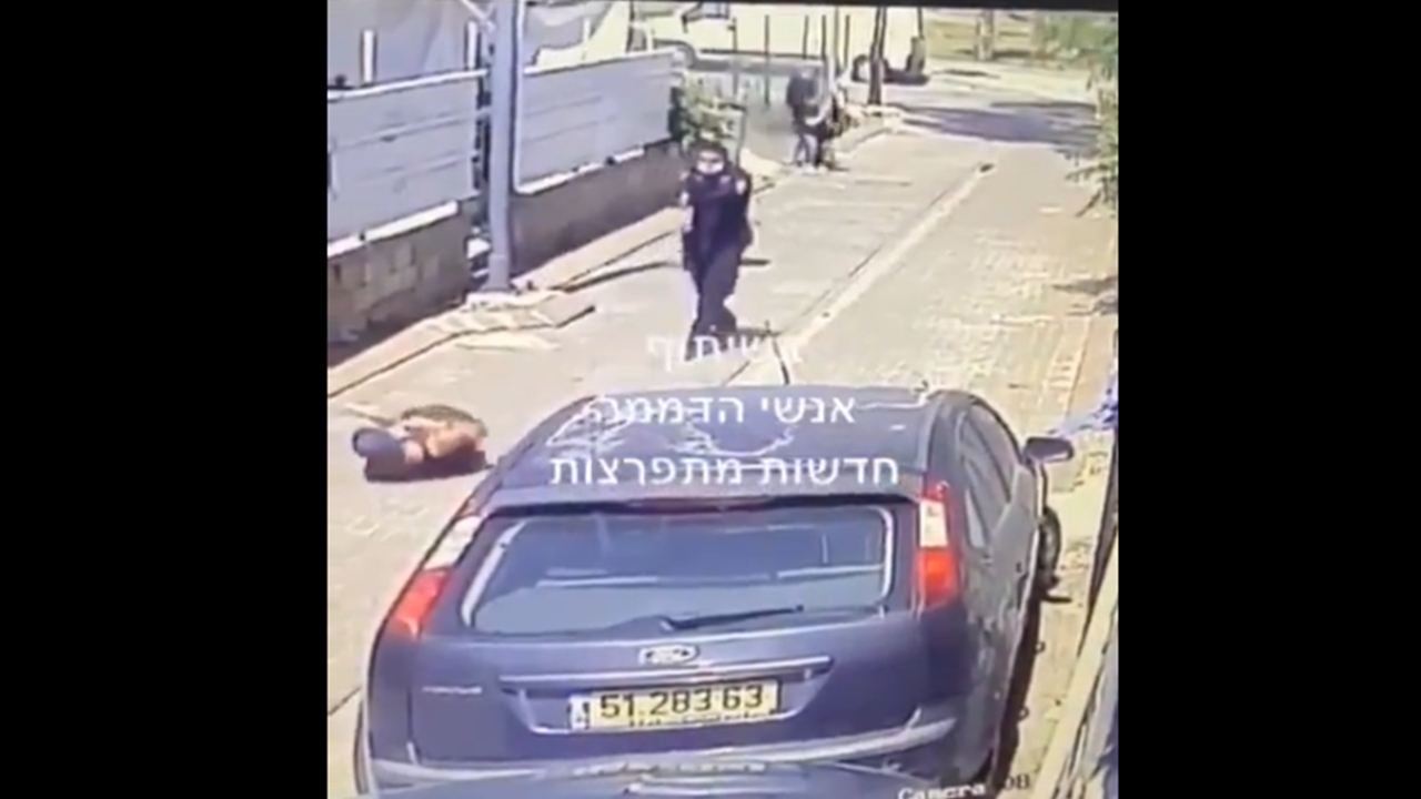 İsrail polisi böyle kurşun yağdırdı...