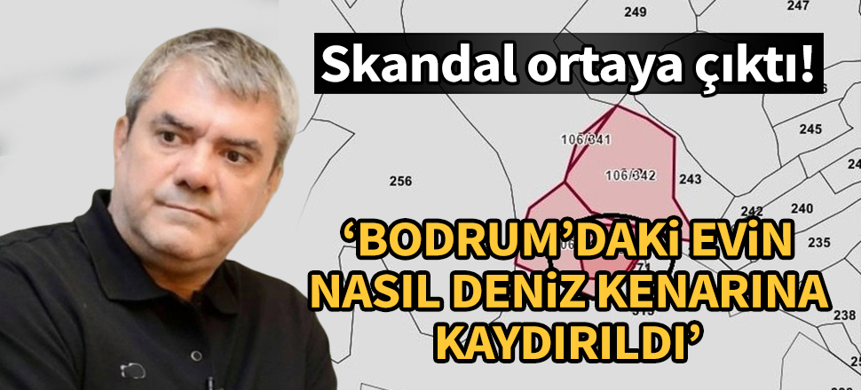 ''Yılmaz Özdil'in arazisi denize sıfır hale getirildi''