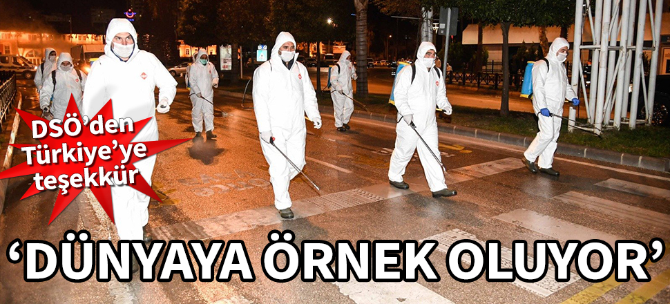 DSÖ'den Türkiye'ye teşekkür: Dünyaya örnek oluyor