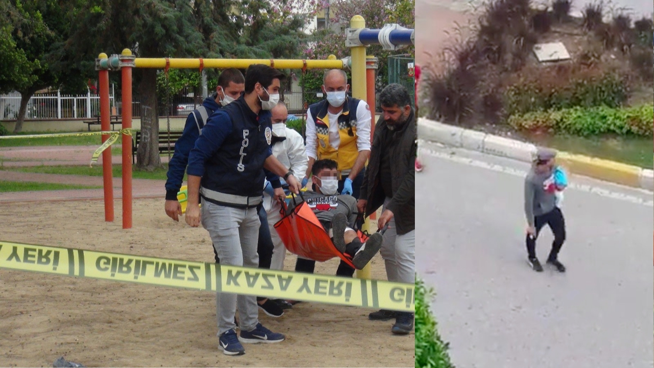 Bebeğin boğazına bıçak dayadı...