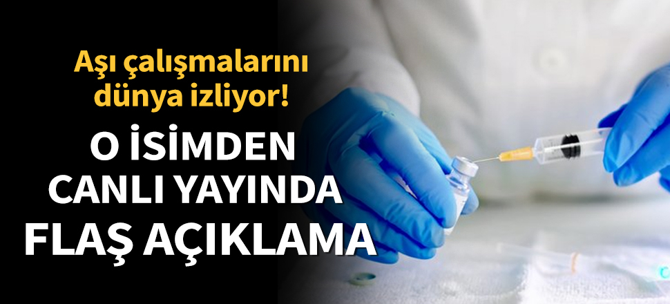 Aşı çalışmalarını dünya izliyor! Dr. Mulligan'dan koronavirüs aşısı için çarpıcı açıklama