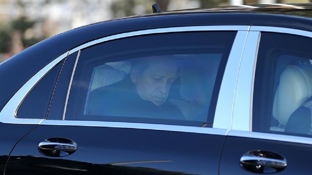 Cumhurbaşkanı Erdoğan Şevket Kazan'ı ziyaret etti