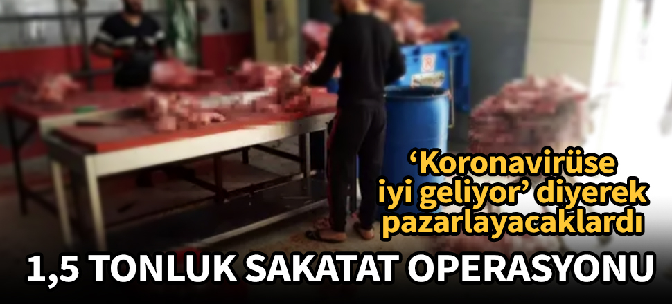 Adana'da sakatat operasyonu! Tam 1,5 ton ele geçirildi!