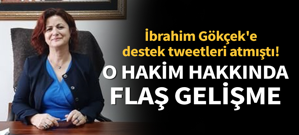 Son dakika... İbrahim Gökçek'e destek tweetleri atmıştı! Hakim Ayşe Sarısu Pehlivan hakkında inceleme başlatıldı