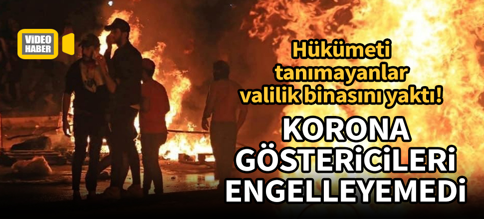 Koronavirüs göstericileri engelleyemedi!