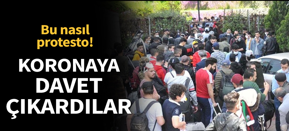 Son dakika... İstanbul'da otel önünde protesto! Koronavirüse davet çıkardılar...