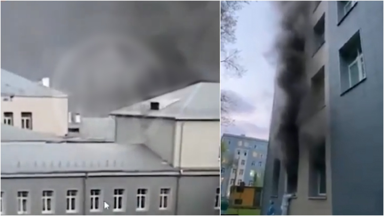 Rusya'da koronavirüs hastanesinde yangın! 1 kişi öldü...
