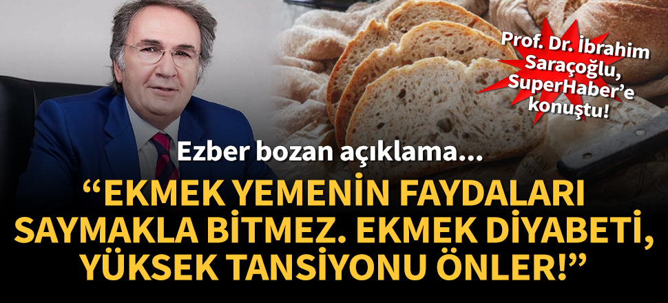 Prof. Dr. İbrahim Saraçoğlu’dan koronavirüs sürecinde ramazan ayı için sağlıklı beslenme önerileri!