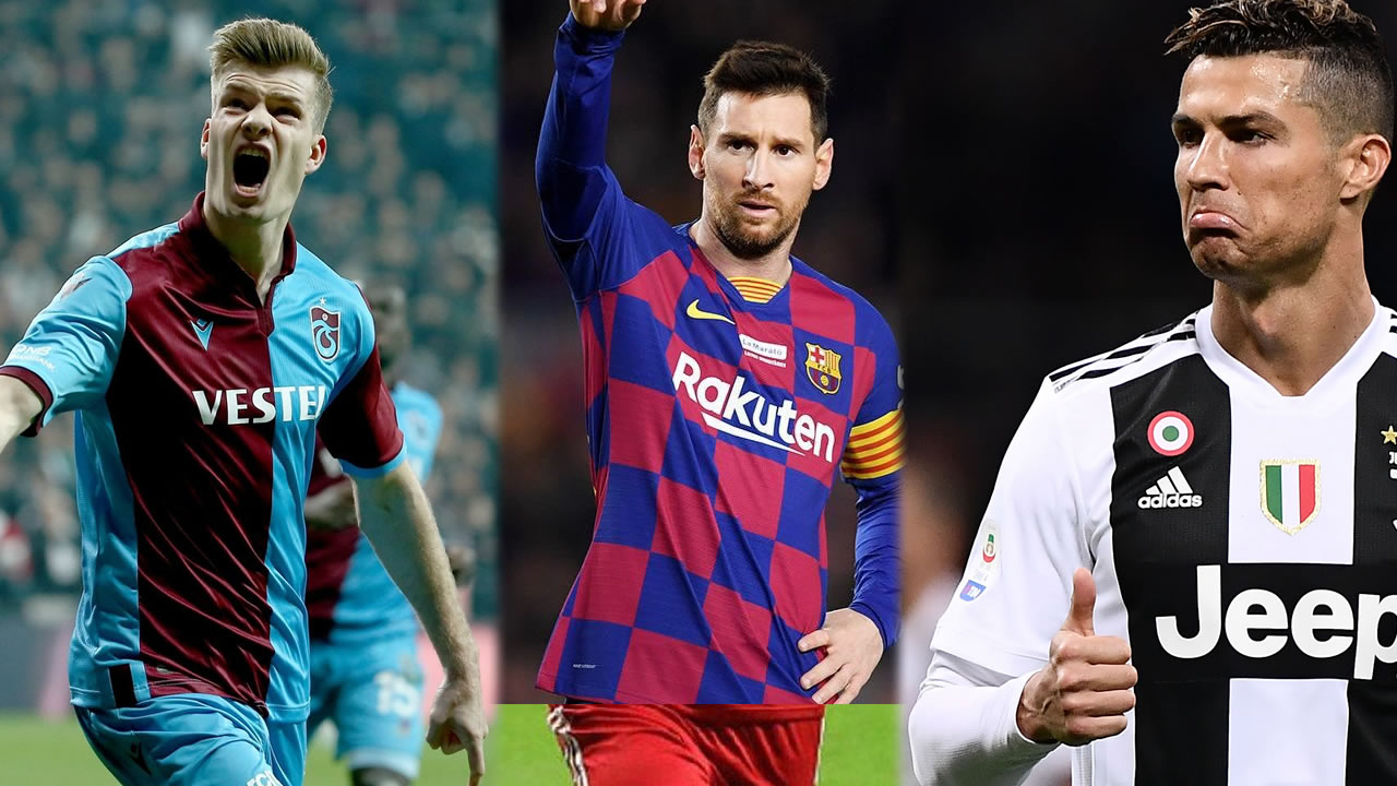 Sörloth ilk 10'a girdi! Ronaldo ve Messi...