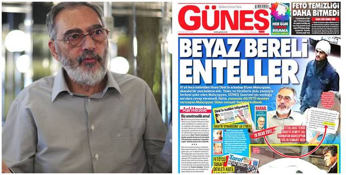 Güneş gazetesinden Mahçupyan'a 'Davutoğlu' göndermesi