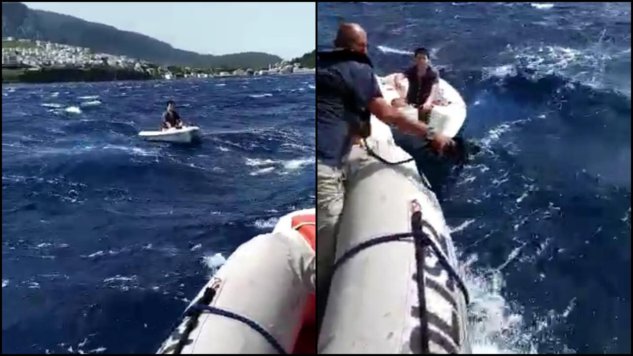 İzmir'de can pazarı! Denizin ortasında kaldılar