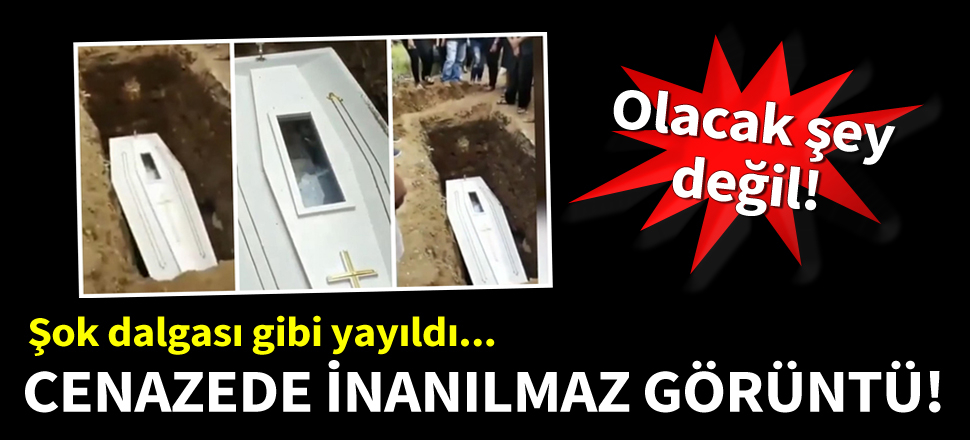 Son dakika... Cenazede inanılmaz görüntü! Ceset hareket etti