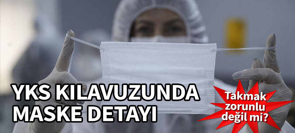 YKS kılavuzunda 'maske' detayı
