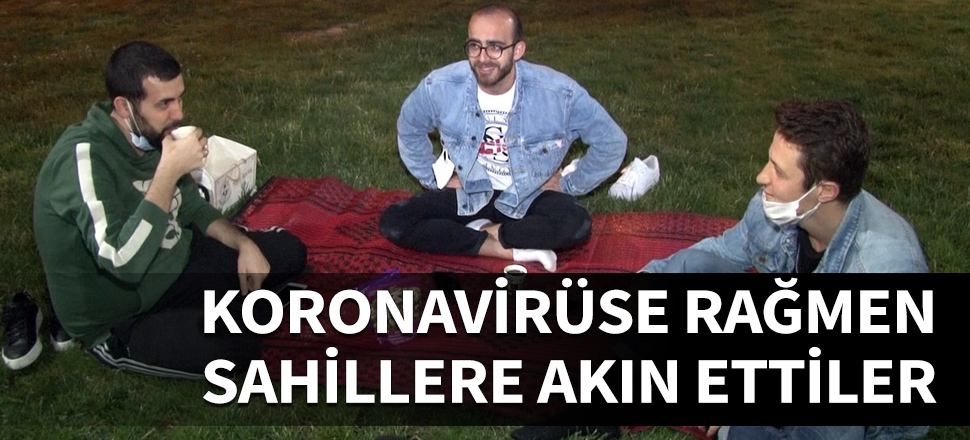 İstanbul'da vatandaşlar tedbirlere rağmen sahillere akın etti!