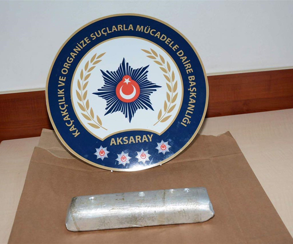 Aksaray'da saf alüminyum ele geçirildi