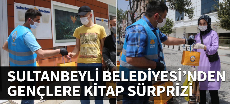 Sultanbeyli Belediyesi’nden gençlere kitap sürprizi