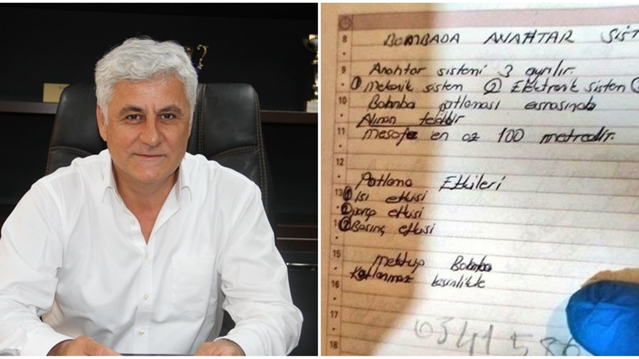 Gözaltına alınan HDP'li başkanın defterinden bomba tarifi çıktı!
