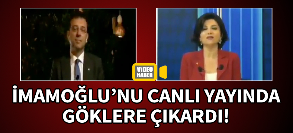 Sedef Kabaş, Ekrem İmamoğlu'nu göklere çıkardı!