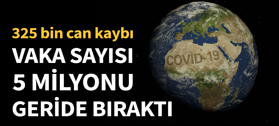 Koronavirüs vaka sayısı 5 milyonu aştı