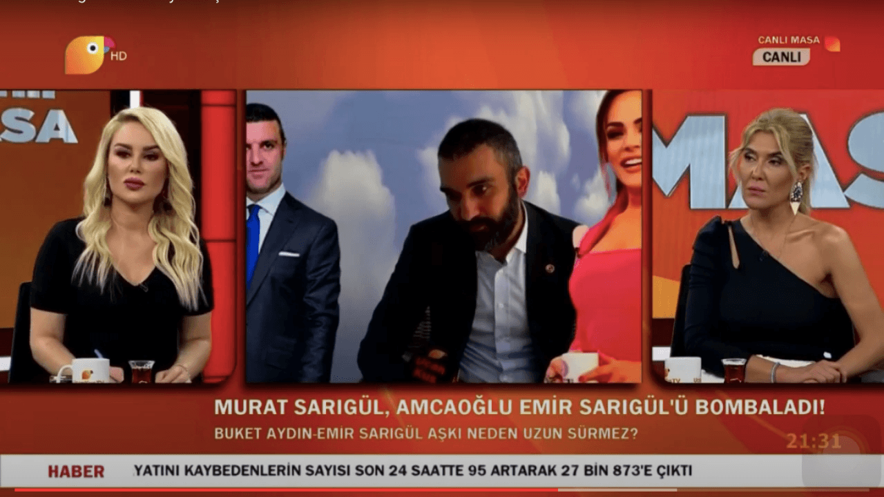 Murat Sarıgül'den, Buket Aydın-Emir Sarıgül aşkıyla ilgili bomba iddialar...