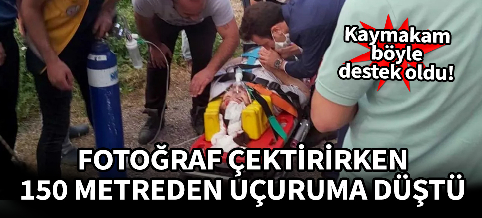 Kastamonu'da feci olay! Fotoğraf çektirirken 150 metreden uçuruma düştü!
