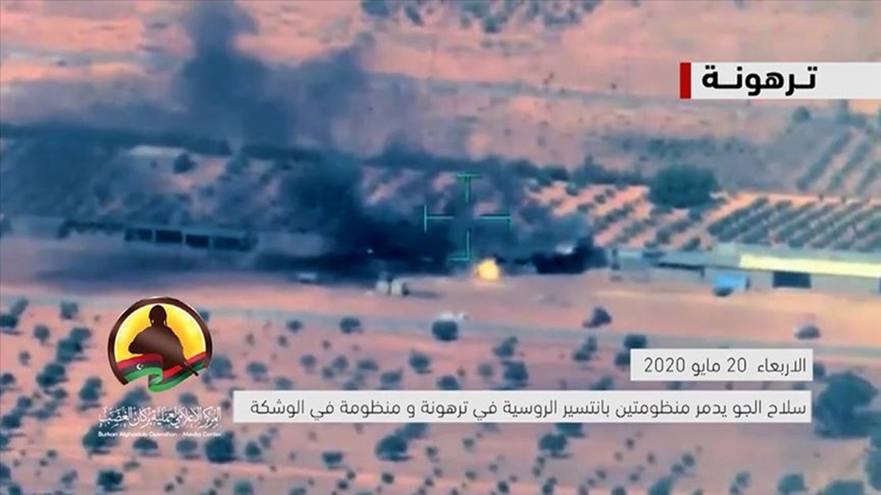 Libya ordusu Hafter hedeflerini böyle imha etti...