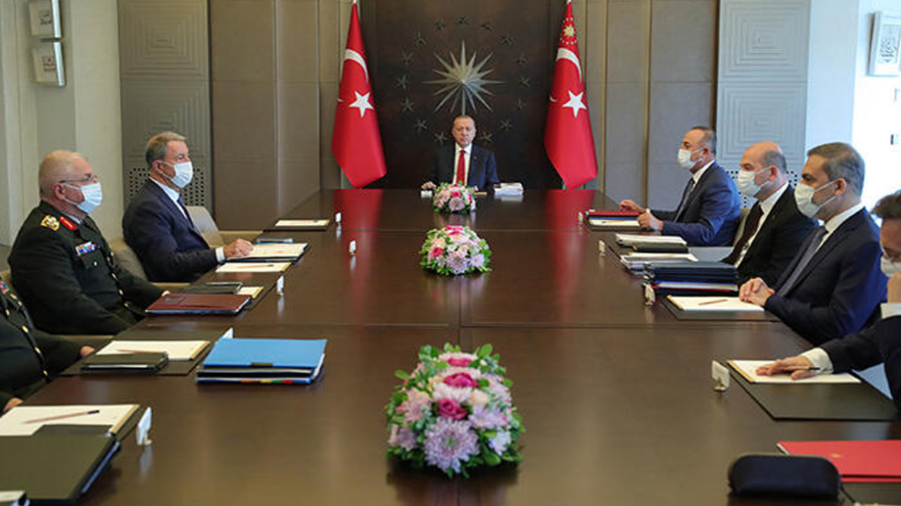 Son dakika... Cumhurbaşkanı Erdoğan başkanlığında güvenlik toplantısı