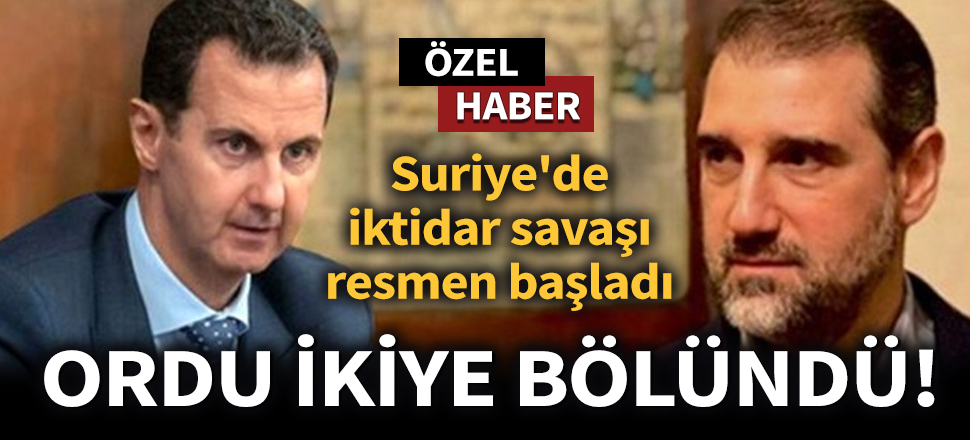 Son dakika... Suriye'de iktidar savaşı resmen başladı! Ordu ikiye bölündü...