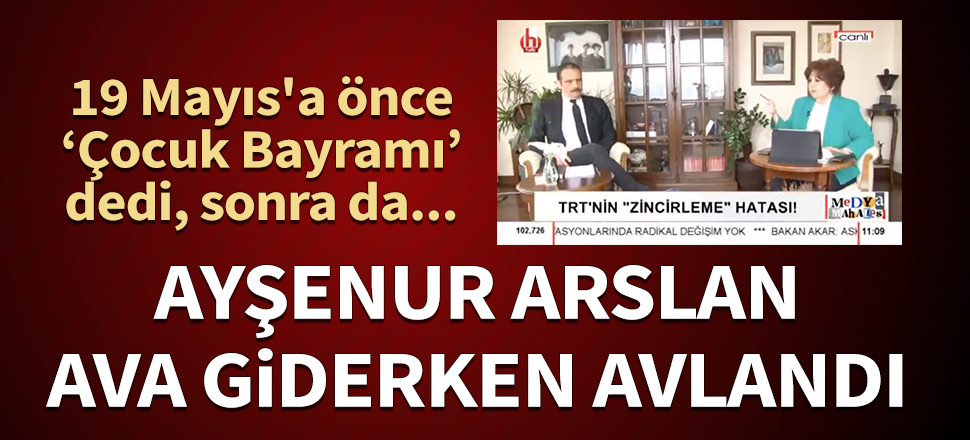 Ayşenur Arslan ava giderken avlandı!