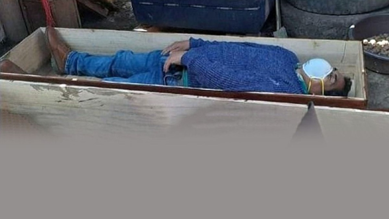 Belediye başkanı yakalanınca tabuta girip ölü taklidi yaptı!