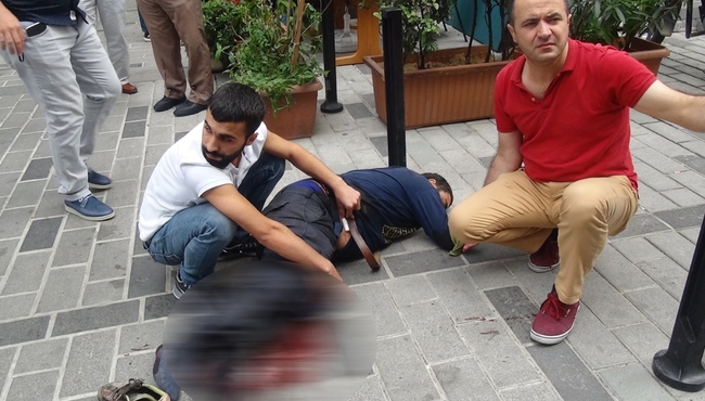 Gezi Parkında ’tinerci’ dehşeti!