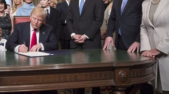 Trump ABD'nin ortaklığını sona erdirdi!