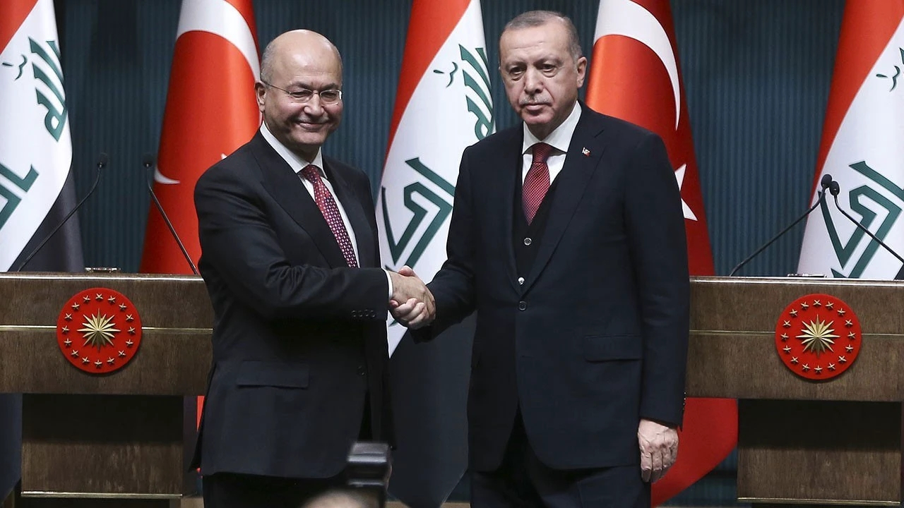 Erdoğan, Irak Cumhurbaşkanı Salih'le görüştü!