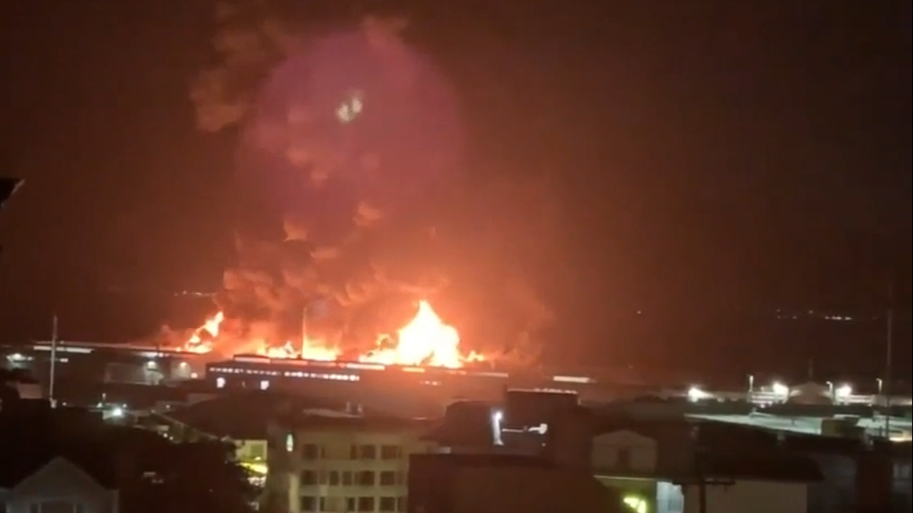 ABD'de büyük yangın! 4 seviye alarm!