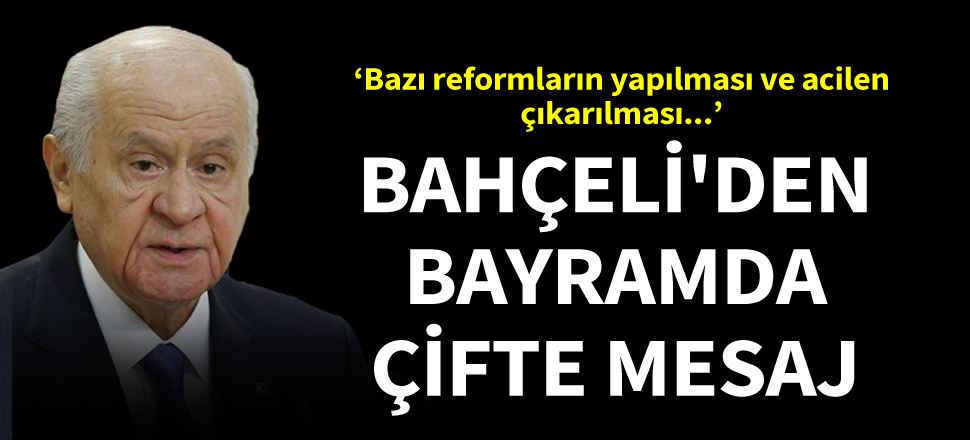 Son dakika... MHP lideri Devlet Bahçeli'den Siyasi Partiler Kanunu'yla ilgili flaş açıklama
