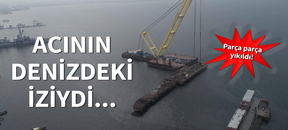 17 Ağustos depreminin denizdeki izi yıkıldı