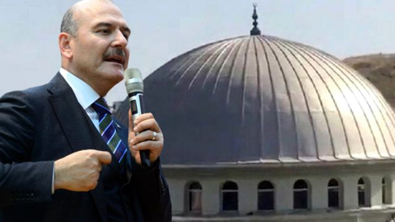 Bakan Soylu: Yapanı buluruz ona da caminin dibinde ezanı dinletiriz!