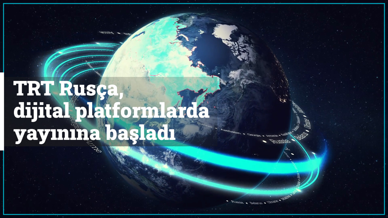 TRT'nin Rusça dijital haber platformu yayına başladı