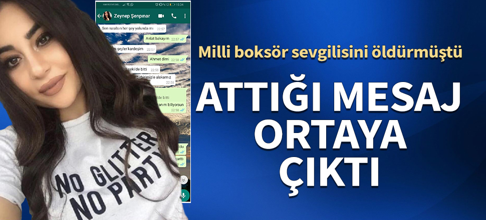 Milli boksör, sevgilisini öldürmüştü! Konuşmalar ortaya çıktı!