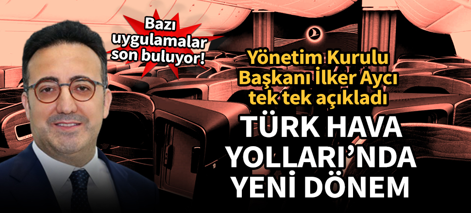 Türk Hava Yolları'nda yeni dönem: İç hatlardaki uçuşlarda ikramlar kalkıyor