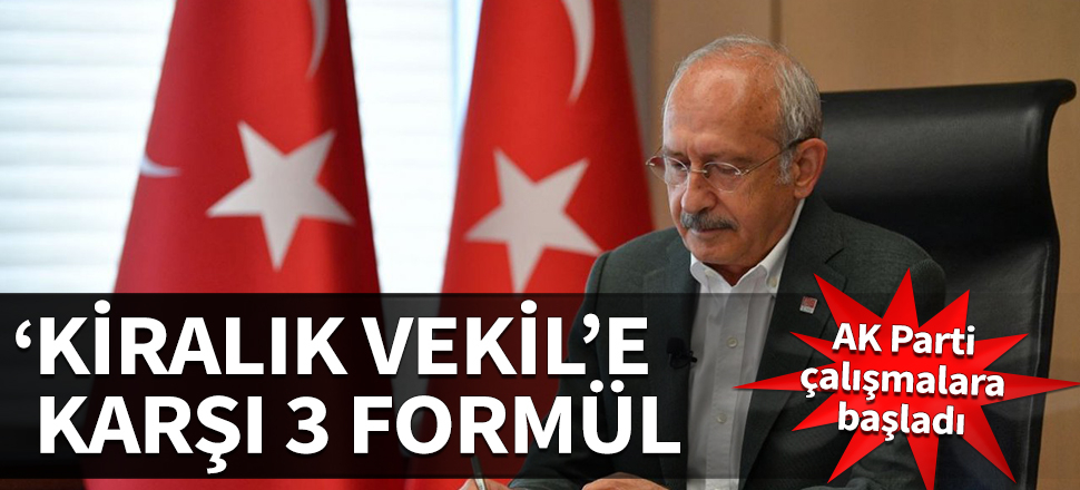 AK Parti çalışmalara başladı! 'Kiralık vekil'e karşı 3 formül...