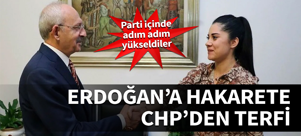 Erdoğan'a hakarete CHP'den terfi! Parti içinde adım adım yükseldiler