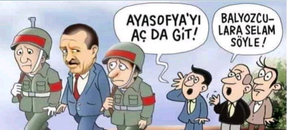 'NURCULAR'IN KALESİ YENİ ASYA'DA AŞAĞILIK KARİKATÜR!