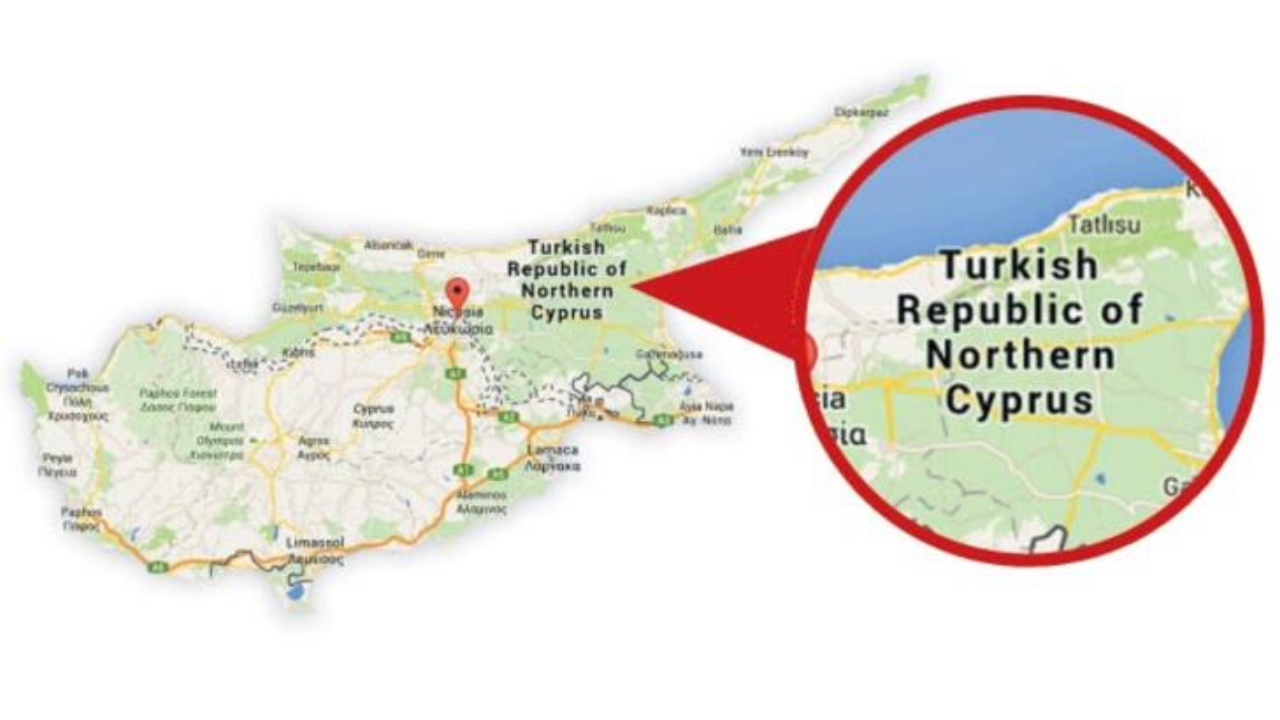 KKTC, Google haritasında yer aldı!