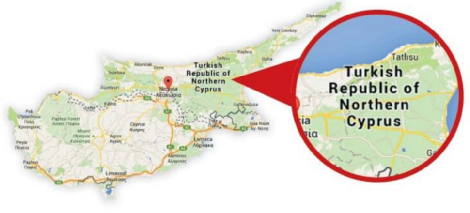 KKTC, Google haritasında yer aldı!