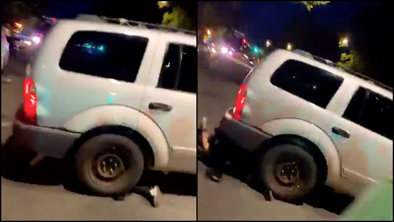 ABD'de kan donduran görüntü... Geri dönüp protestocuları ezdi!
