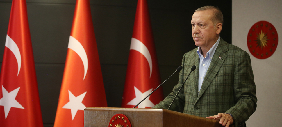 Cumhurbaşkanı Erdoğan da 'yeni normal'e geçti