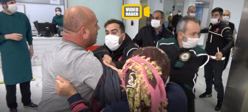 Samsun'da cinayet zanlısına hastane koridorunda saldırı