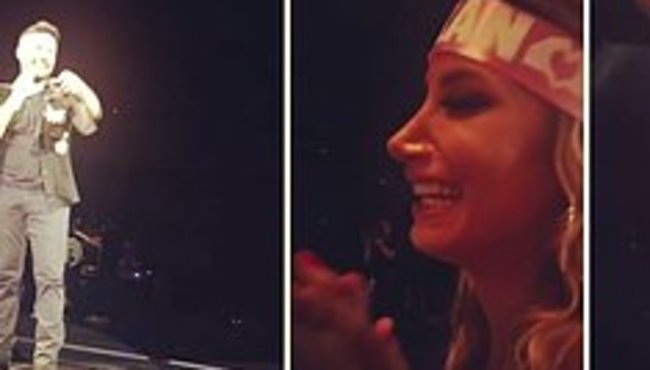 İrem Derici, Tarkan'ın konserde terini sildiği havluyu istedi...