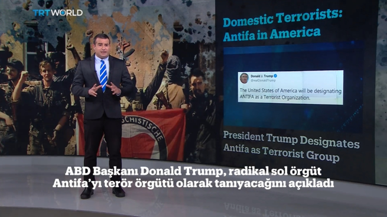 ANTIFA'nın gerçek yüzünü dünyaya duyurdu!